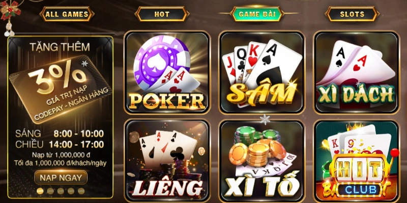 5+ Tựa Game Bài Hitclub Hot Nhất Hút Triệu Lượt Chơi 1 Game bài Hitclub là sản phẩm ăn khách bậc nhất